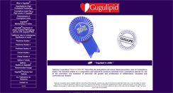 Desktop Screenshot of gugulipid.com