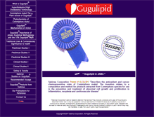 Tablet Screenshot of gugulipid.com